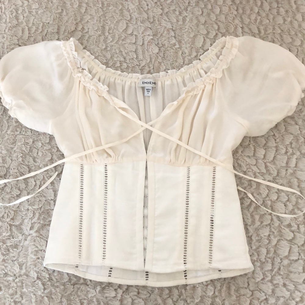 Bebe off the shoulder size 4